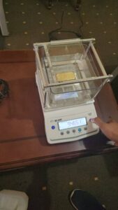 Gold Bar and Gold Nuggets